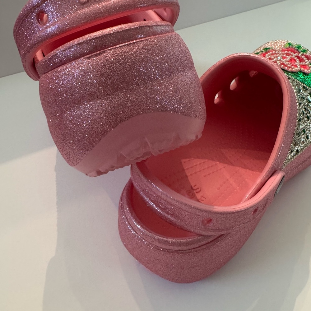 Pink & Green Crocs, AKA - Picture 5 of 6
